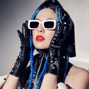 Uv Protection Retro Square Sunglasses