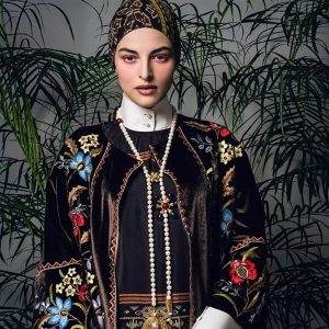 Applique Work Velvet Jacket