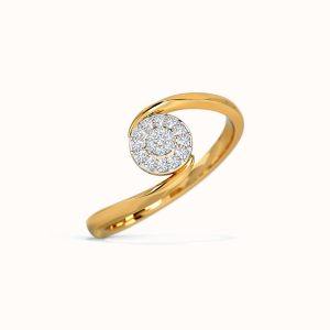 Round Brilliant Cut Halo Engagement Ring Adele