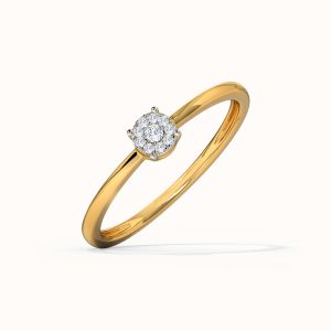 Kisna Real Diamond Jewellery Gold Diamond Ring