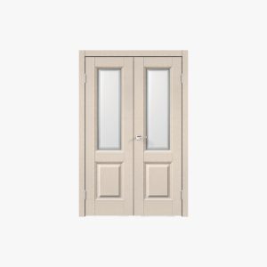 Solid French Double Doors