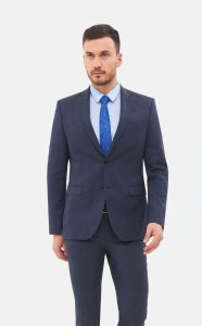 Jacquard Slim Fit Suit Jacket