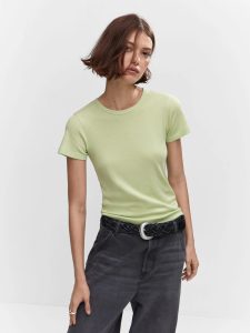 Tankaneo Womens Short Sleeve Cropped T-Shirts