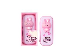 Teddy Bear Art Polyester Pencil Box