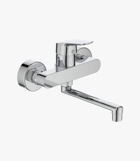 Ideal Alpha Wall-mounted Washbasin Mixer
