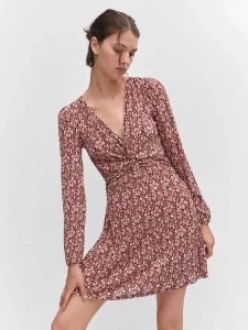 Maluka Women Printed Rayon Dress