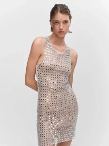Beach Mini Dress Cotton Cover up Beach Dress
